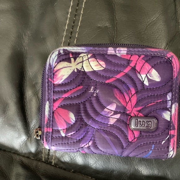 lug Handbags - Lug Splits Wallet in Dragonfly Purple